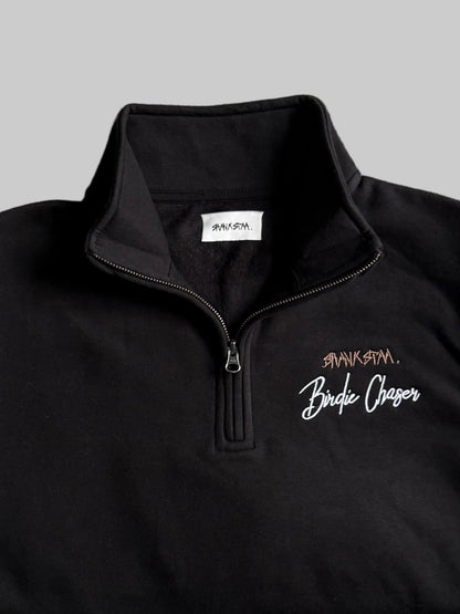 Birdie Chaser Quarter Zip - Black