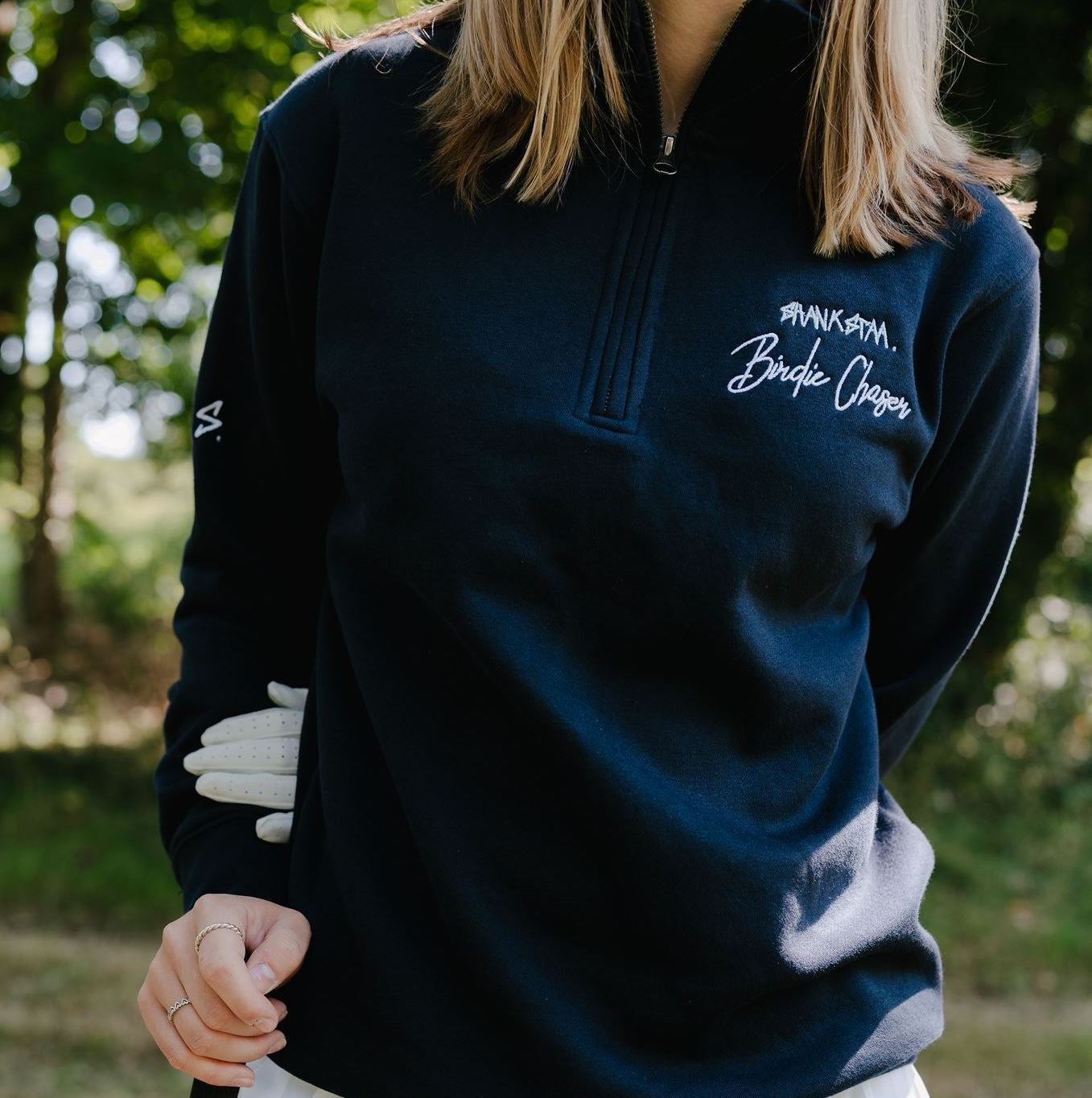 Birdie Chaser Quarter Zip - Blue
