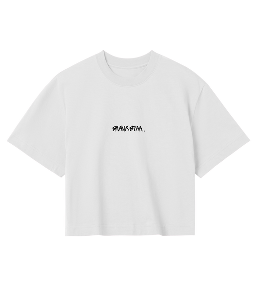 Crop Tee - White